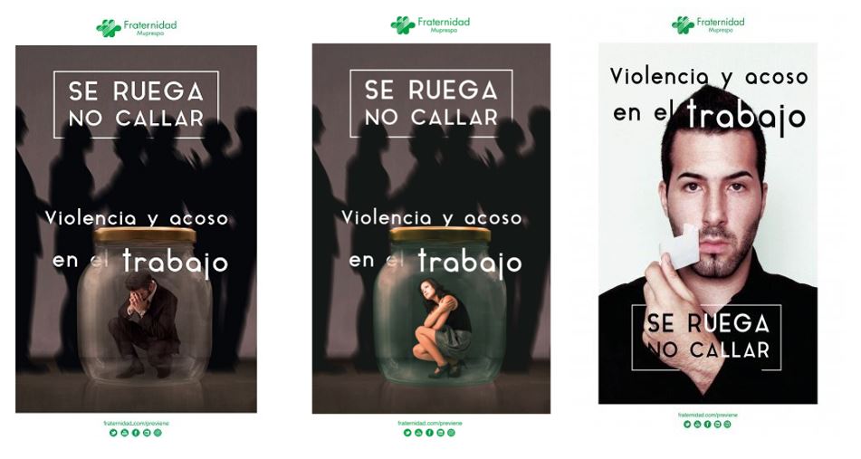 Cartelería Violencia y acoso en el trabajo