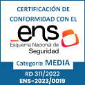 Certificado de conformidad con el ENS