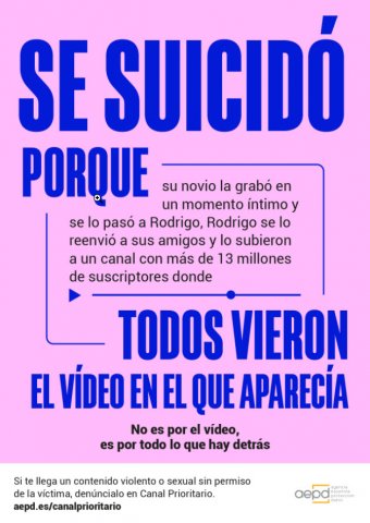 #PuedesPararlo Se suicidó porque  todos vieron el video en el que aparecía