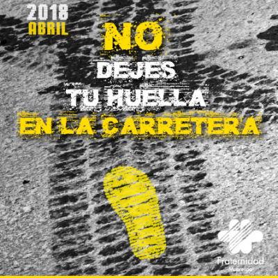 No dejes tu huella en la carretera