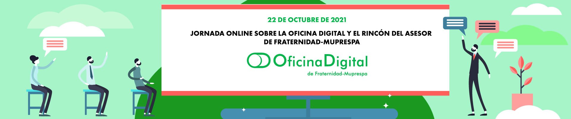 Cabecera Webinar Fraternidad-Muprespa Murcia 22 de Octubre